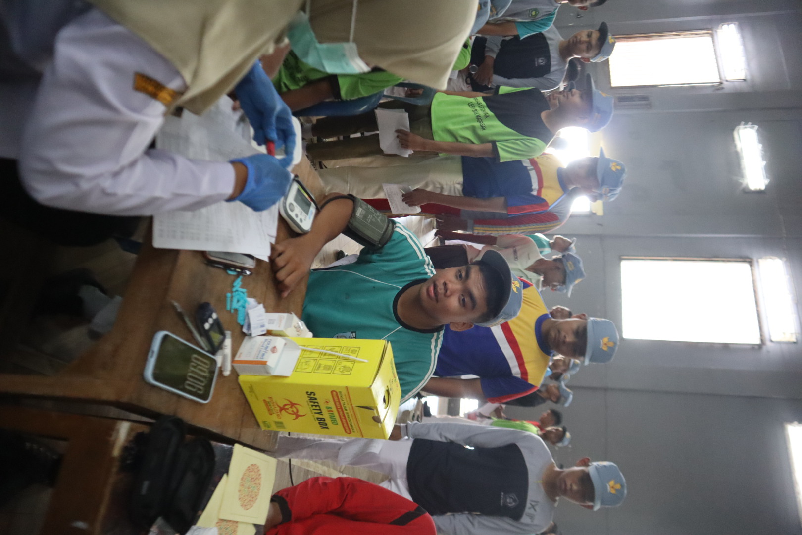 Hari Ketiga MPLS, Siswa Baru SMK Sakti Gemolong Ikuti Kegiatan Cek Kesehatan Gratis (CKG)